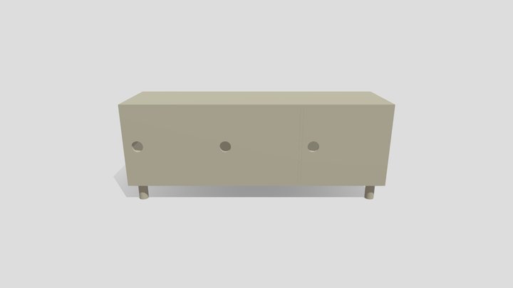 Cabinet Closed 3D Model