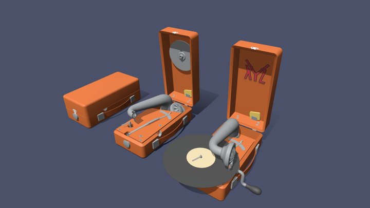 Gramophonee 3D Model
