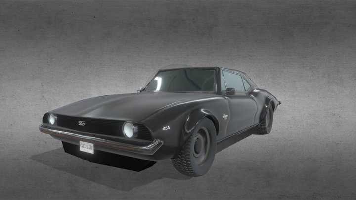 Chevrolet Camaro - SS 1969 3D Model