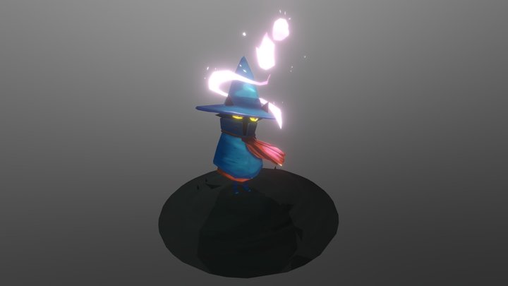 Dark wizard 3D Model