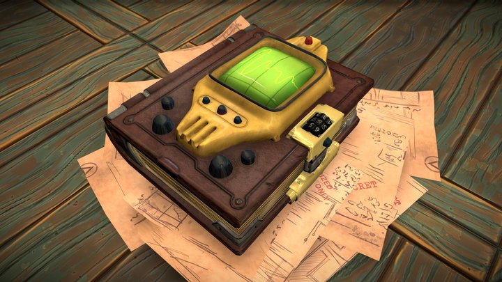 Sci Fi Fantasy Book 3D Model
