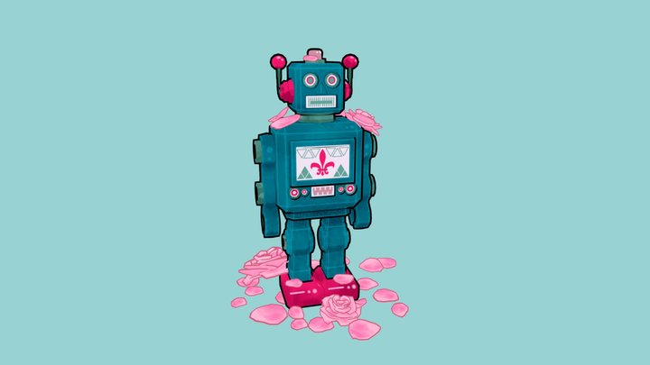 Day 5 - Robot - Inktober 2019 – Free 3D Model STL