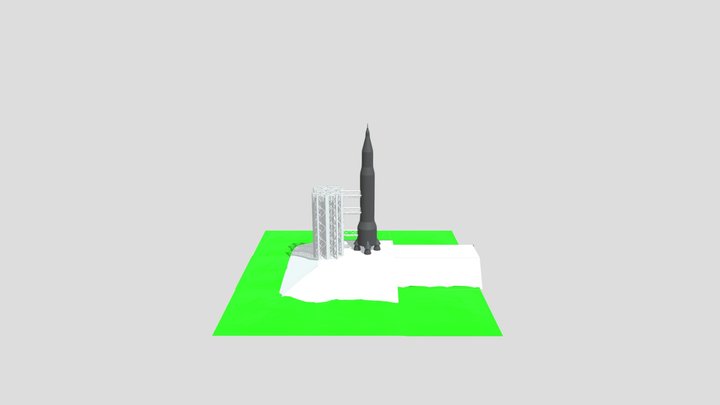 Rocket Ship 3D Model