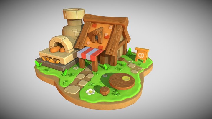 Bakery 3D Model