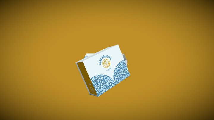Caixa Queijadas PIRIQUITA 3D Model