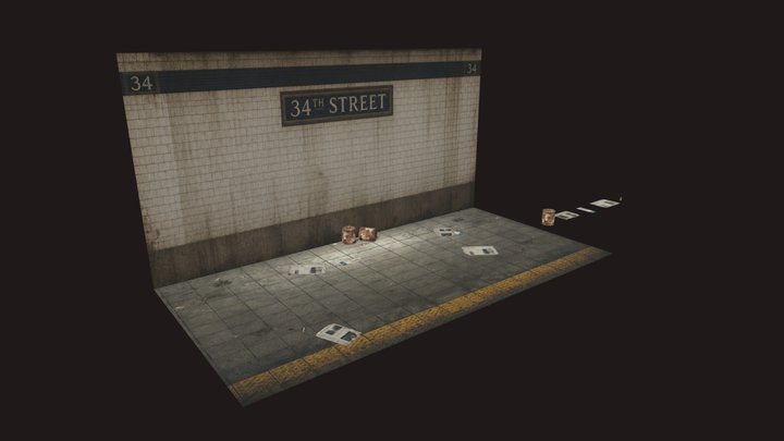 Small Metro Scene – Modèle 3D gratuit STL
