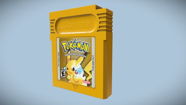 Pokemon Special Pikachu Edition for Gameboy 3D Model