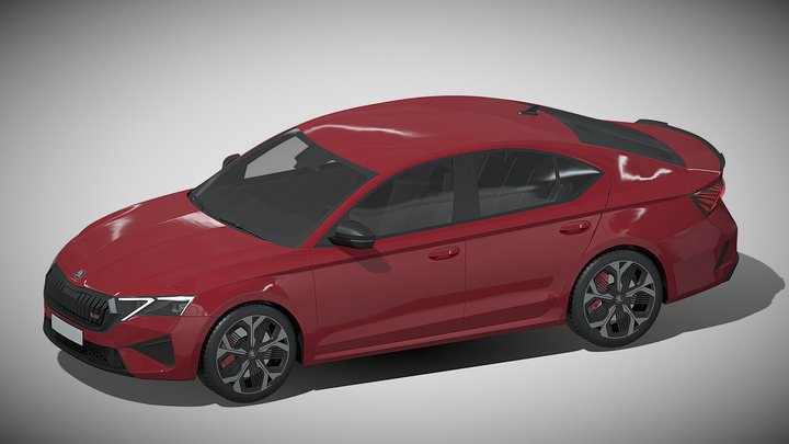 2025 Skoda Octavia RS 3D Model
