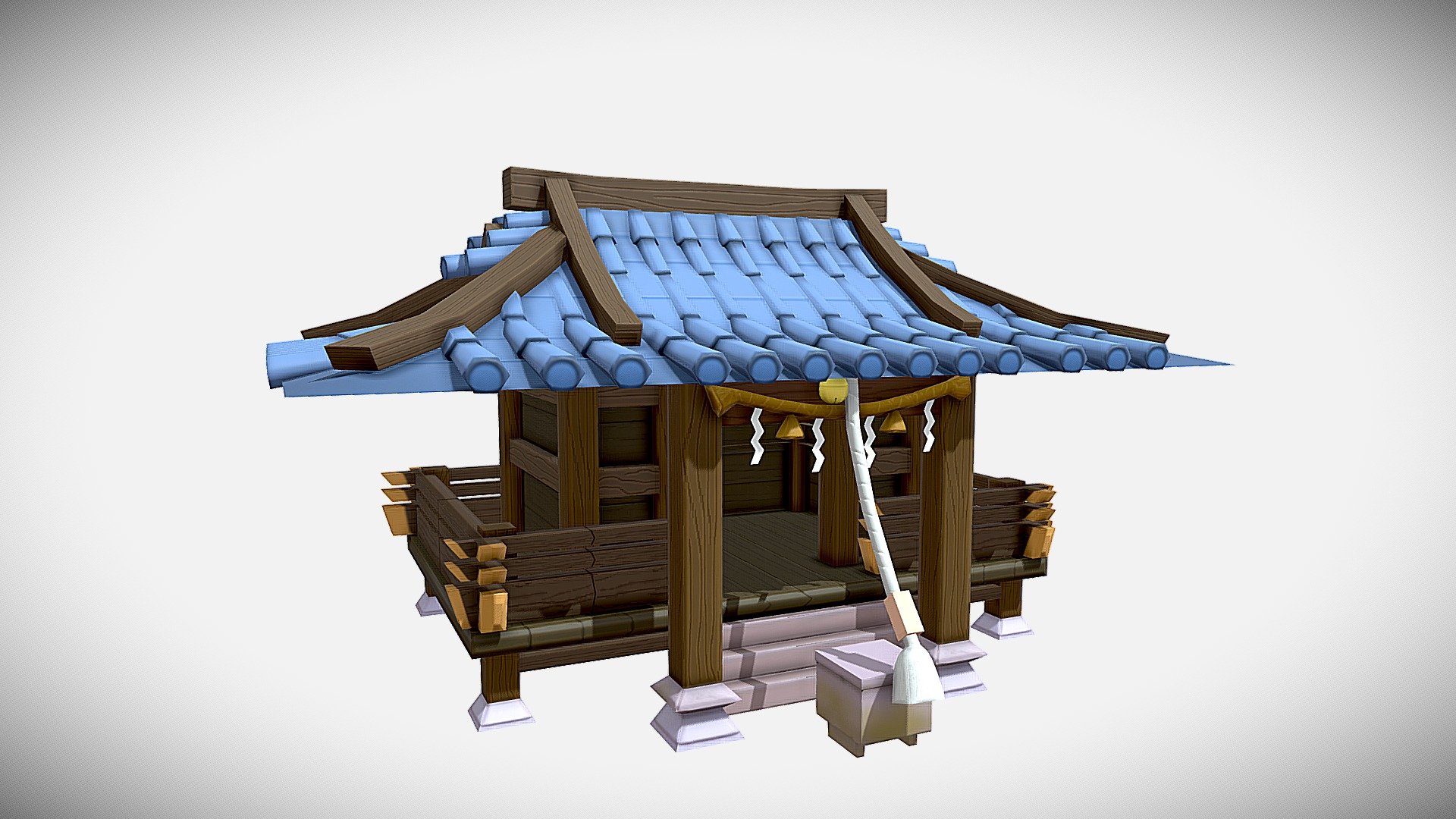 Stylised Japanese Shrine