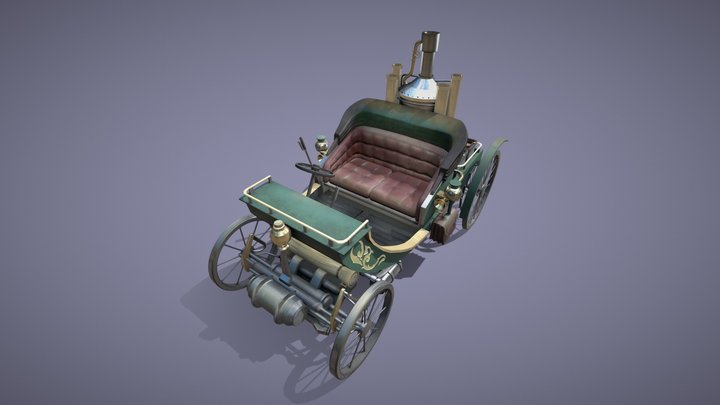 Steam Gurney 3D Model