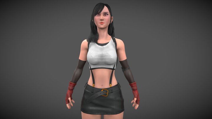 Tifa Lockhart 3D Model