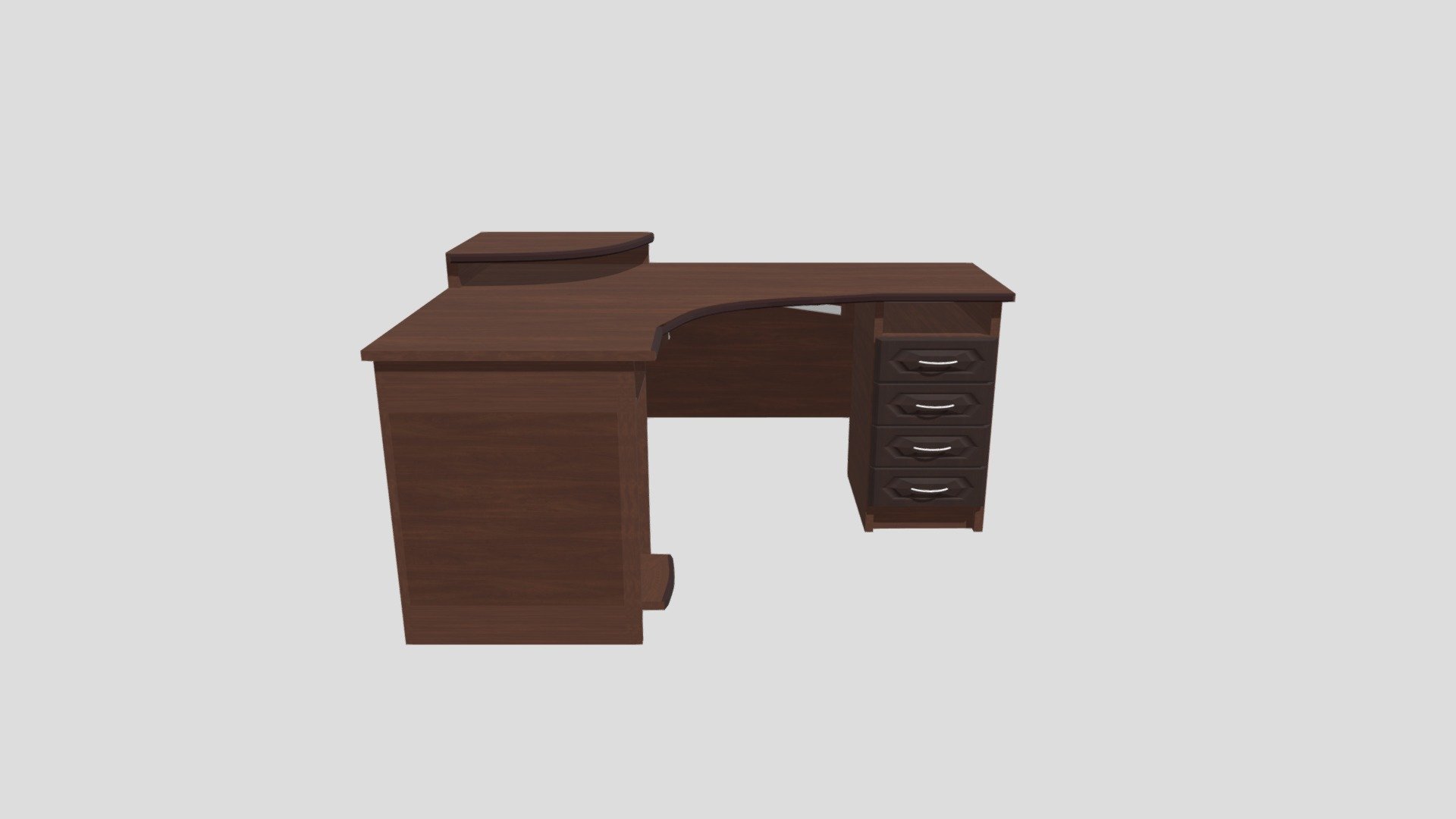 Computer desk Download Free 3D model by VanyOk (vkl) [c595aaf