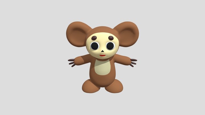 Cheburashka 3D Model