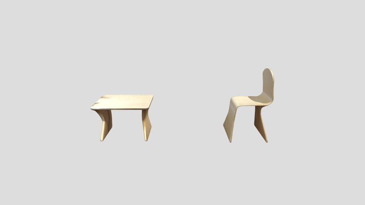 Mobiliario escolar – Free 3D Model STL