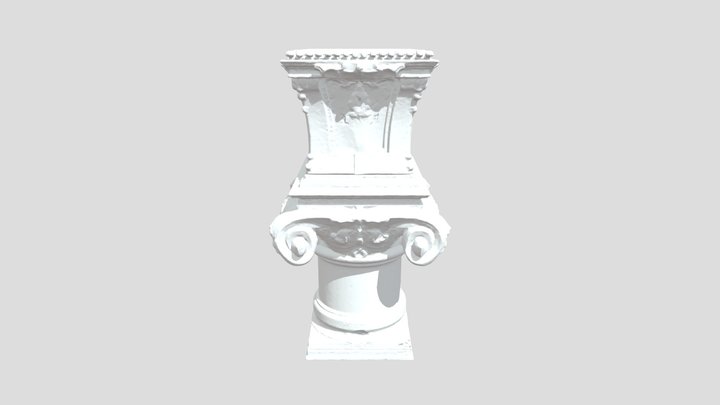 Corinthian Column Detail 3D Model