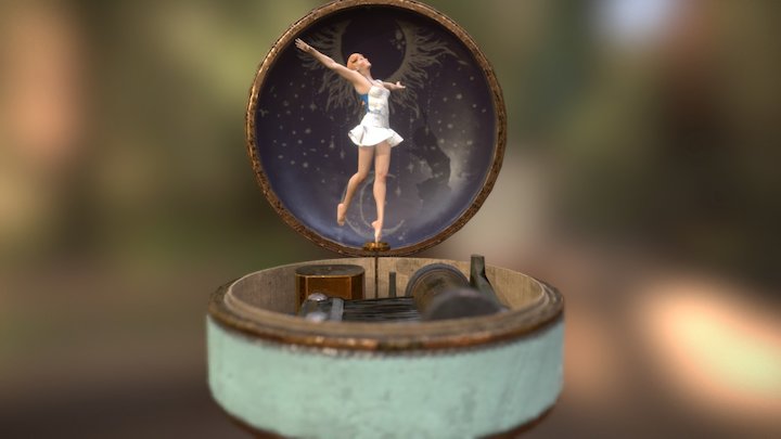 Music Box 3D Model