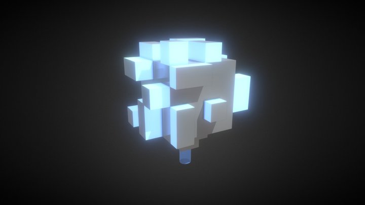 1x1 - 1 Decentraland Build 3D Model