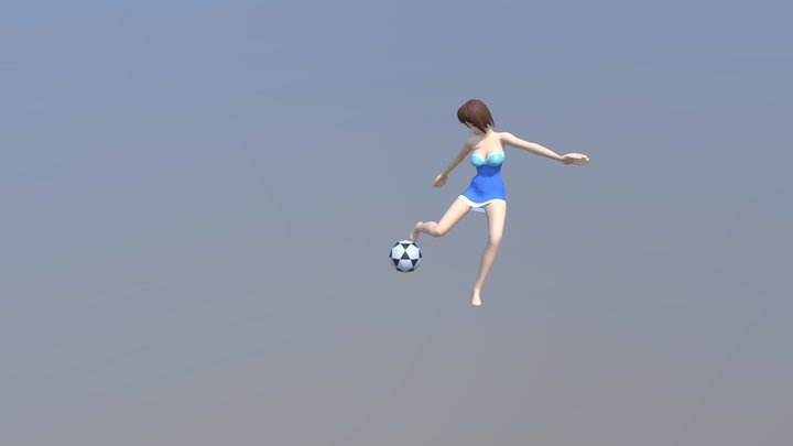Kick ball 3D Model