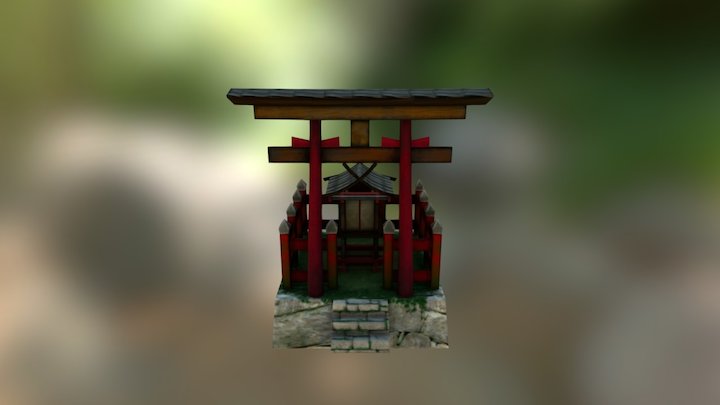 Torii's Kasuga Temple 3D Model