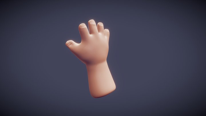 Pixar Chubby Hand 3D Model