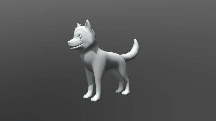 Husky 3D Model