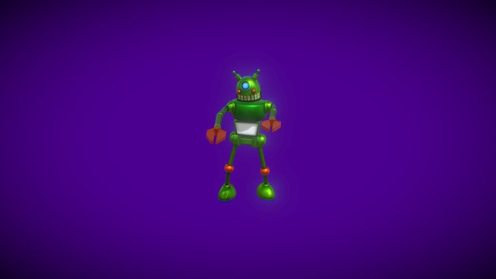 Mars Attacks Robot 3D Model