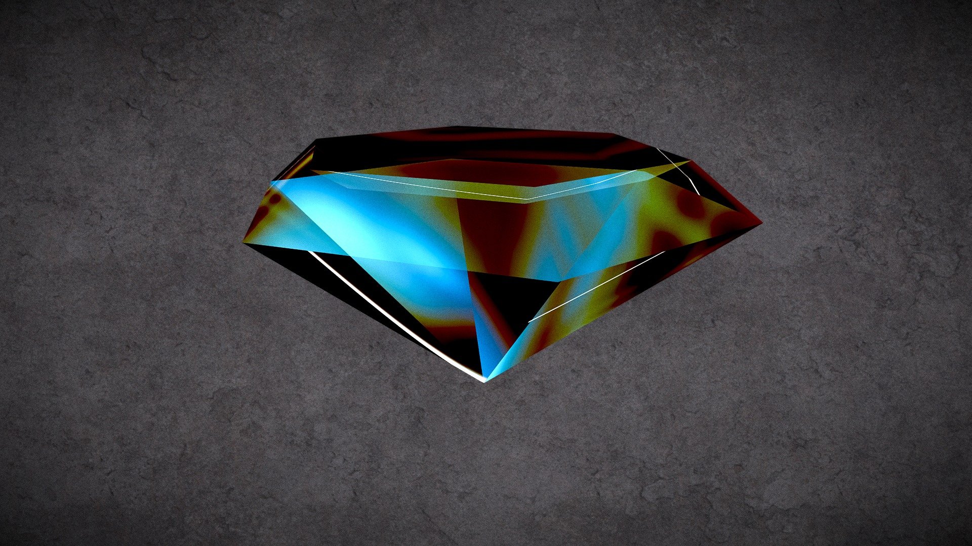 Turquoise Gem - By Velivian Fesothe - 3D model by Velivian Fesothe ...