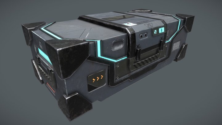 Sci fi Case 3D Model