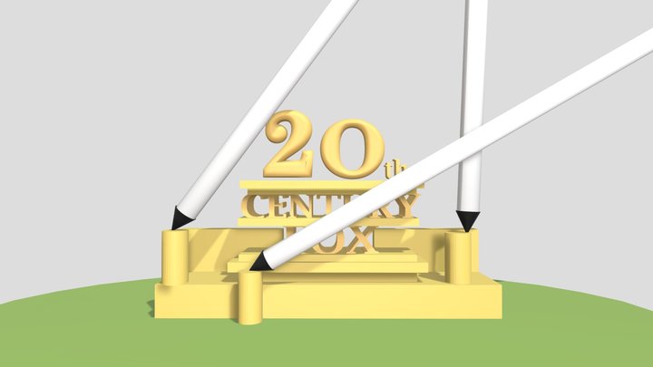 20th Century Fox Logo By Stash379 Remake (V2) – Free 3D Model STL