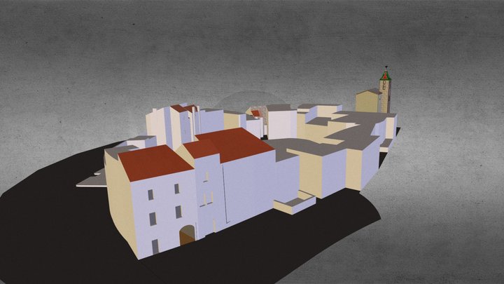 LANAS le vieux village 3D Model