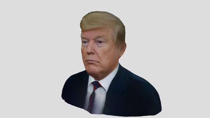 Trump Bust 3D Model