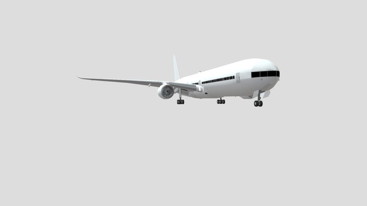 Ceres C345B2 Airplane 3D Model