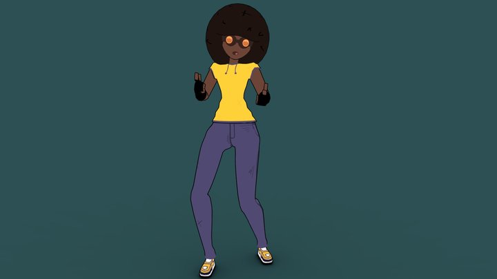 Eureka – Original Stylized Character 3D Model