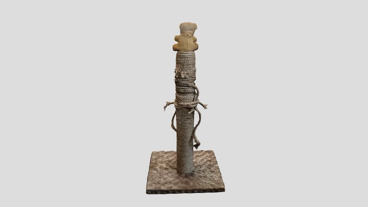 Cat Scratching Post Raw Photogrammetry Scan 3D Model