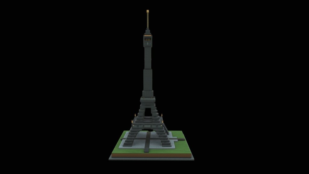 minecraft tour eiffel