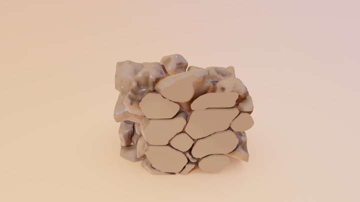 Quartz Cementation 3D Model
