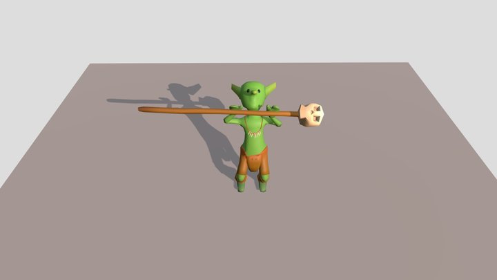 Golin Shaman 3D Model