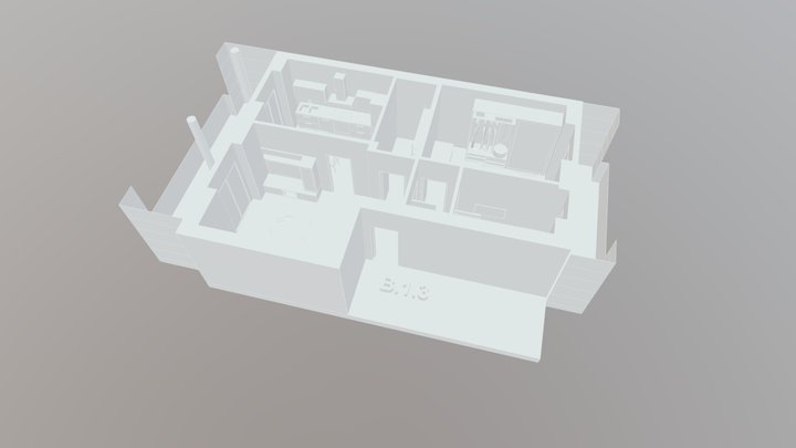 Le Ginestre B.1.3 3D Model