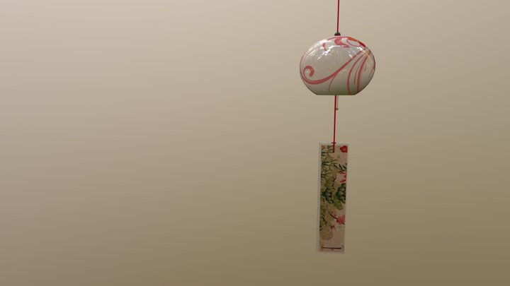 Japanese handmade chime 3D Model
