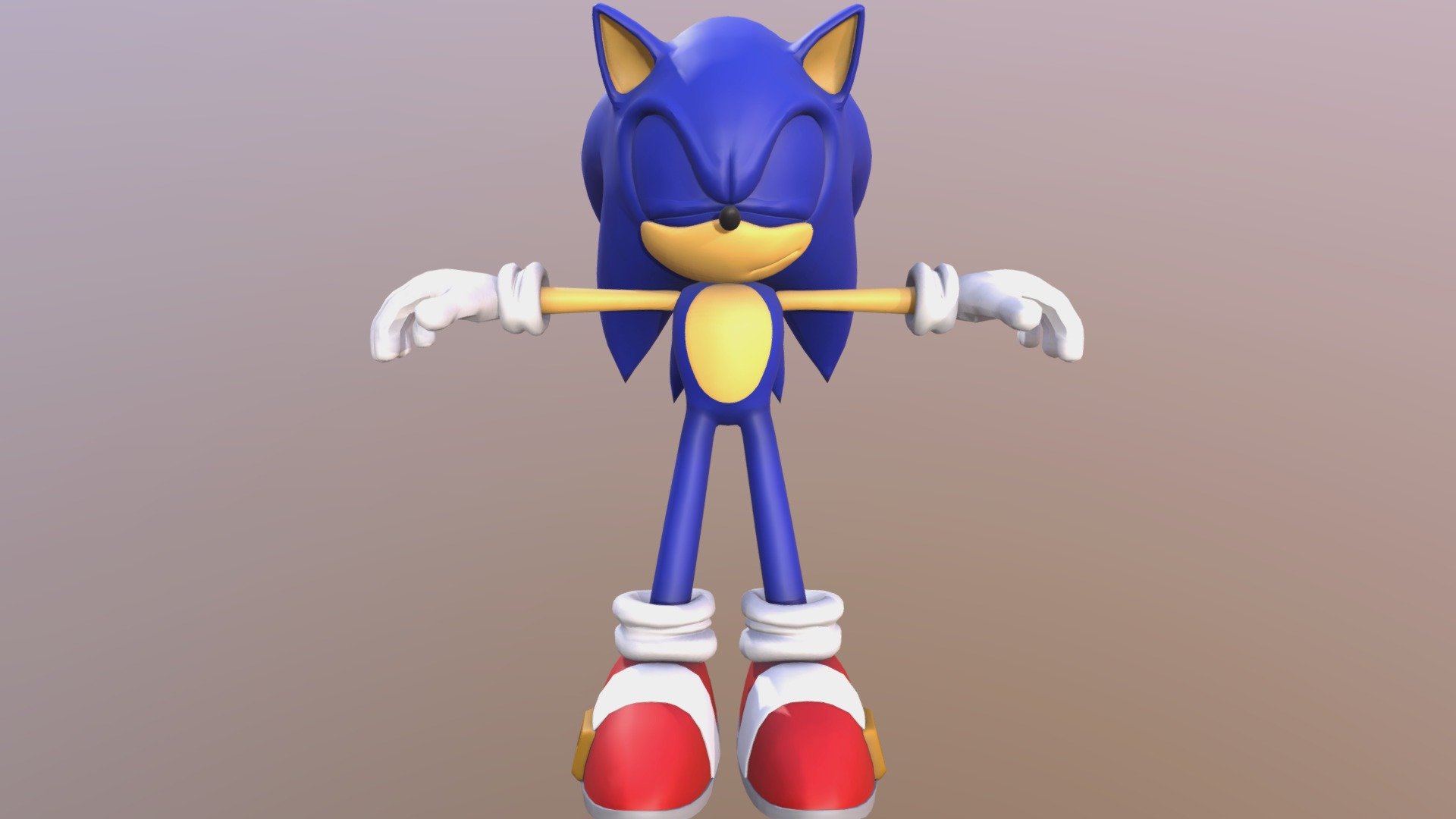 Sonic 3d model