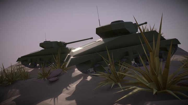 M4A3E8 SERMAN 3D Model