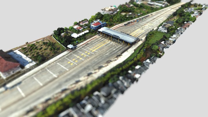 Gerbang Tol Banyumanik 2022 3D Model