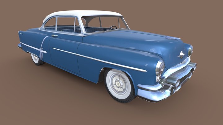 1953 Oldsmobile 88 Holiday Coupe 3D Model