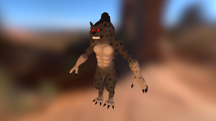 Heresy of Set: Hyena Demonoid 3D Model