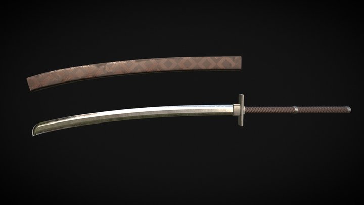 Large Katana 3D Model