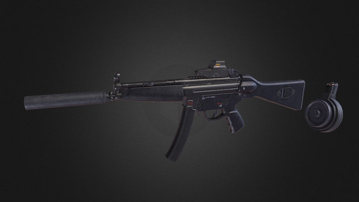 MP5 3D Model