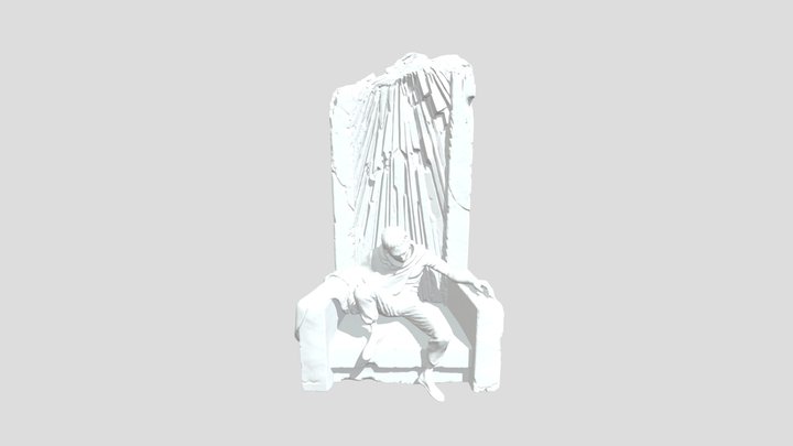 Tetsuo's throne from the Akira anime 3D Model