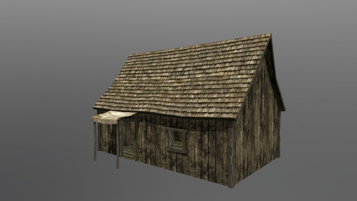 Chatka rybaka/Fisherman's hut 3D Model