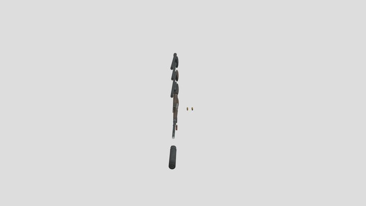 Winchester Model 1895 – Modello 3D gratuito STL