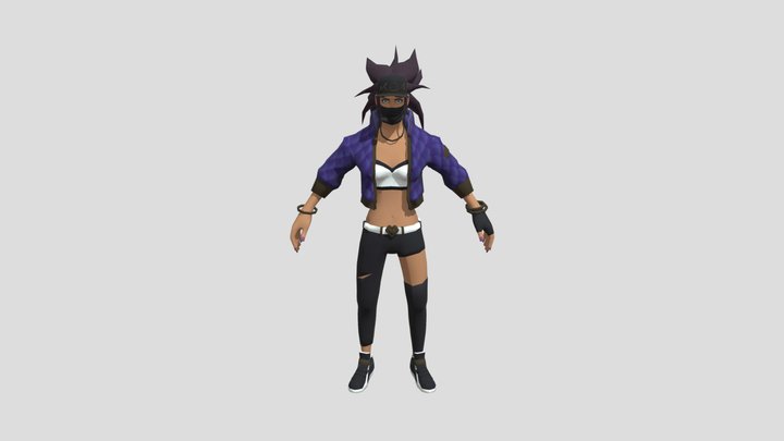 Akali KDA (League of Legends) 3D Model